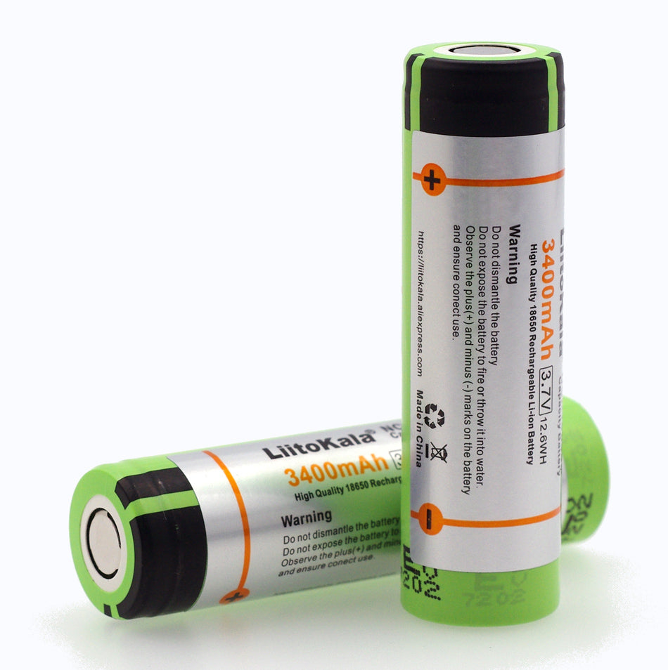 Accu li-ion Rechargeable / IMR 18650 3.7V 3400mAh / de 1 à 6 pièces