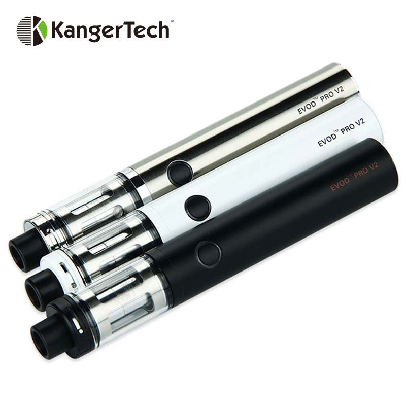 Original Kanger EVOD PRO V2 Starter Kit 2500mAh Battery 4ml Tank All-in-One E-Cigarette Vaporizer Adjustable Airflow Top Filling