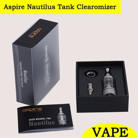 Original Aspire Nautilus big 5ml BVC Tank electronic cigarette Atomizer/Clearomizer/Vaporizer Airflow Control